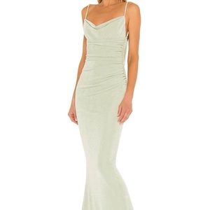 Katie May surreal dress in Sage